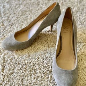 Vince Camuto Suede Leather Stiletto Pump, Size 10